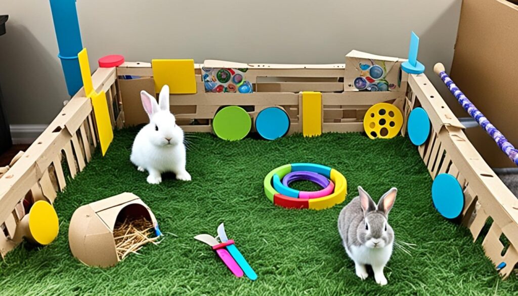 kreatywne zabawki DIY dla królika