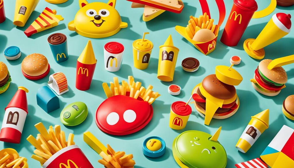 kreatywne zabawki McDonald's